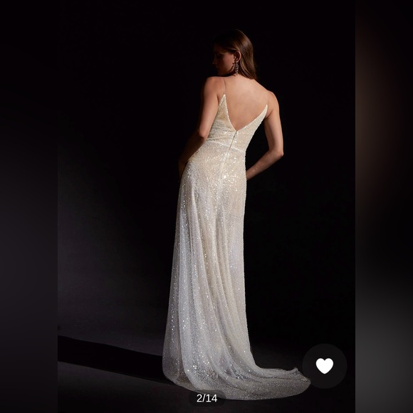 Sparkly Wedding Reception Gown - Picture 2 of 7